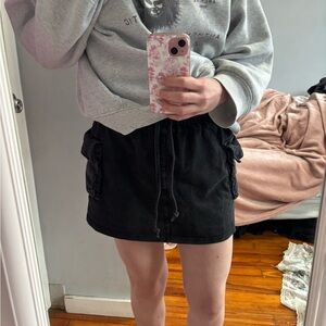 Black Women's Cargo Shorts